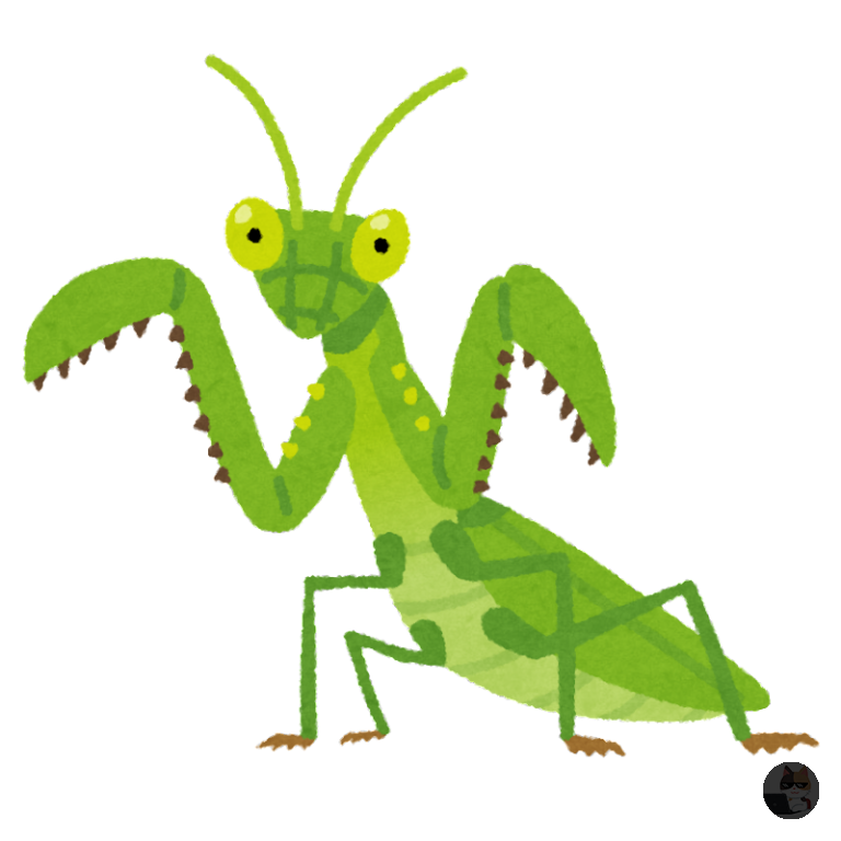 【動画】トカゲさん、カマキリに食い殺されてしまう・・・・・・・・・