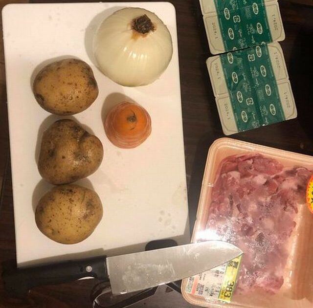 ウサギ小屋大学生がカレー作ってくでー