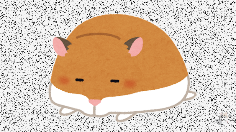 ワイのハムスター、ちょっと太いかもしれない