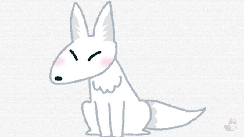 【画像】この白い犬めっちゃ可愛い