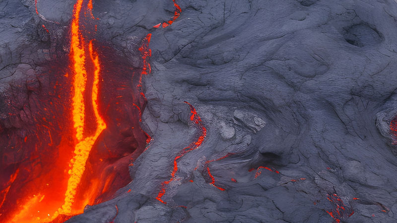 【動画】火山に石投げたら噴火しそうになる